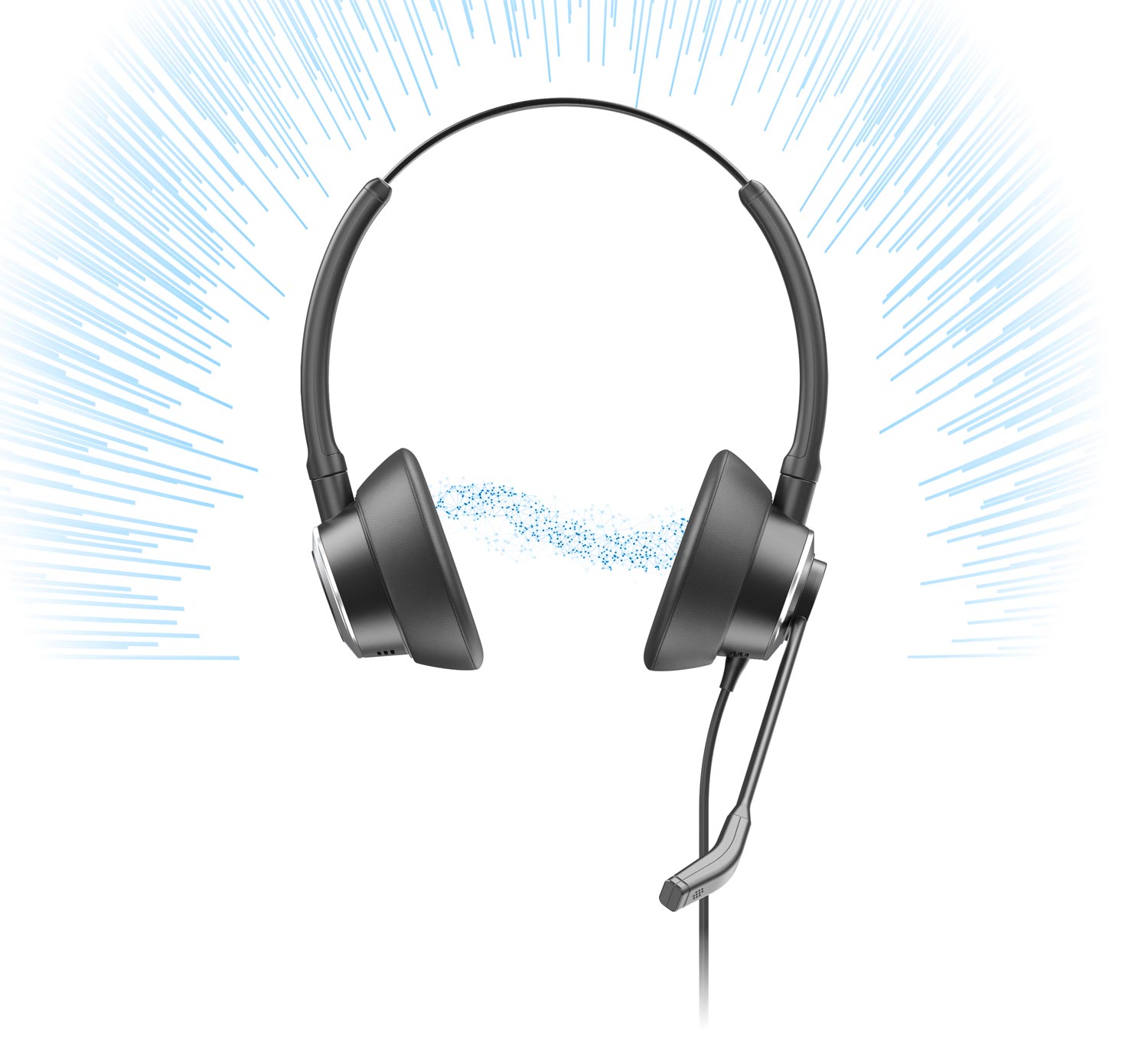 PRO 5000 boasts high audio quality, while reducing ambient noise.